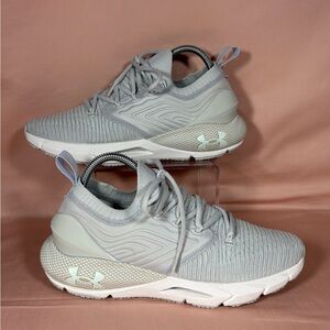 Under Armour Women's Grey HOVR Phantom 2 IntelliKnit Running Shoes Size 9